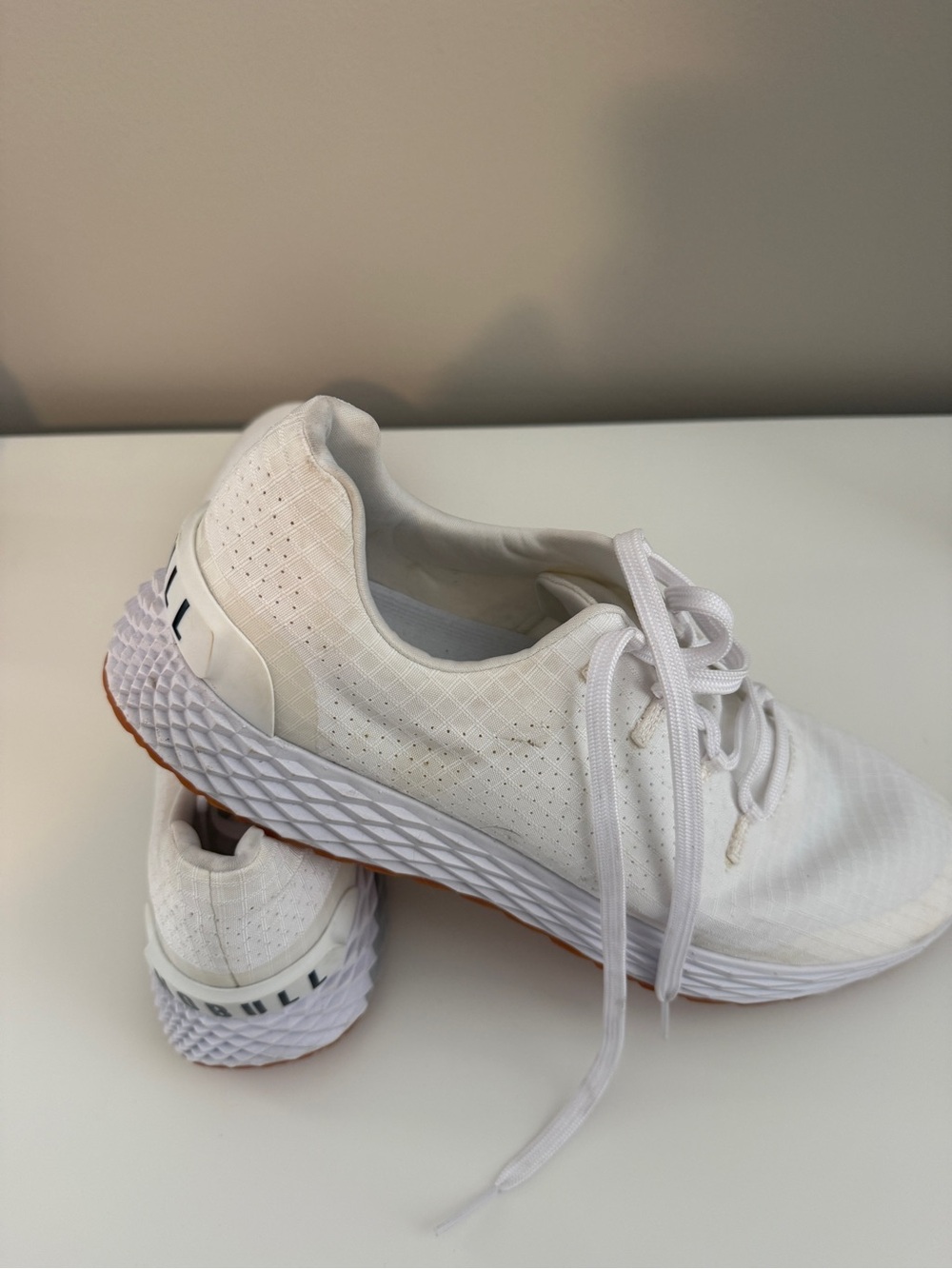No Bull White Mens Sneakers